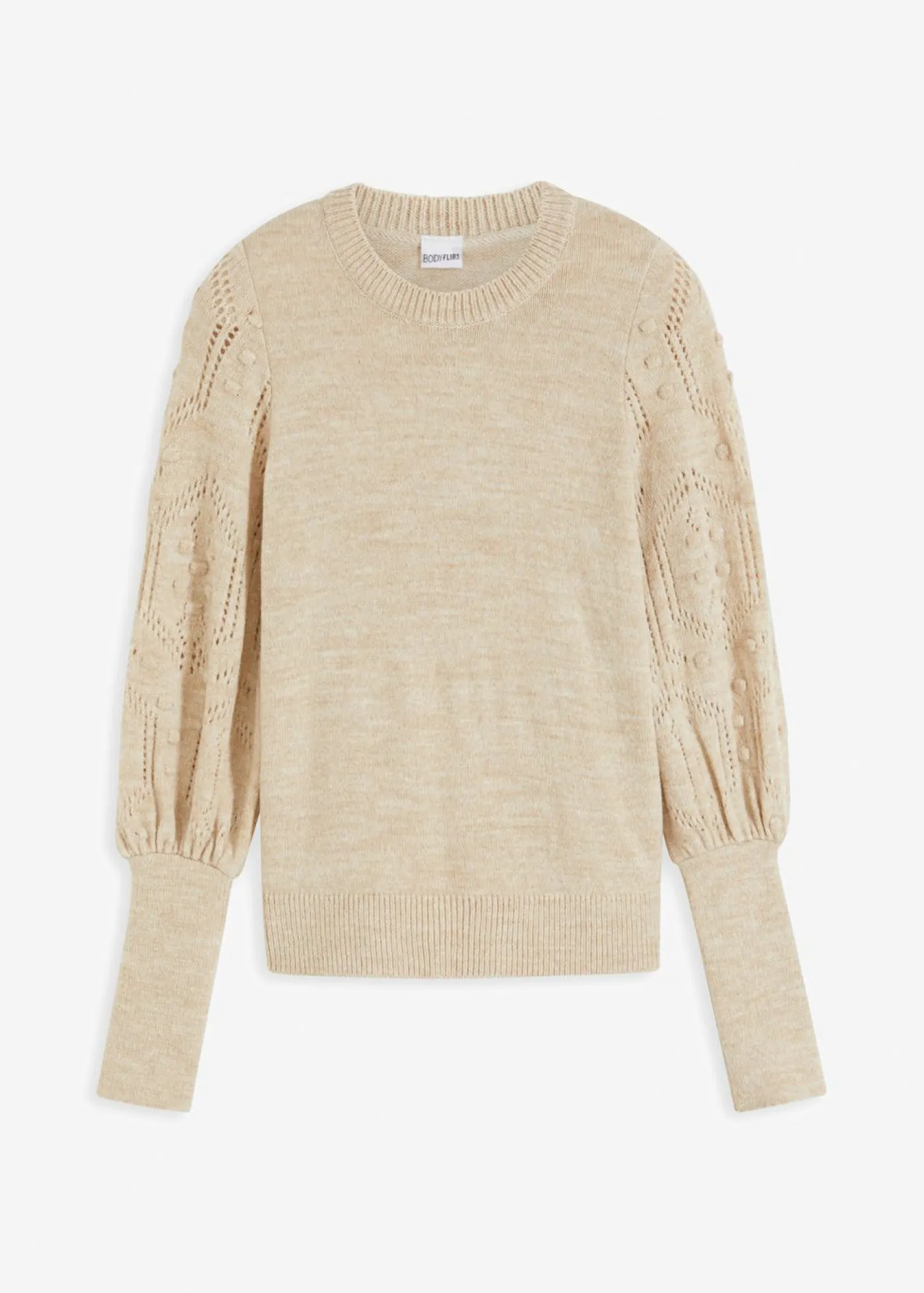 Online Jersey con patrón de ajour Mujer Jerséis|Ropa De Punto