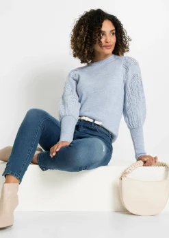 Discount Jersey con patrón de ajour Mujer Jerséis|Ropa De Punto