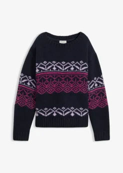 Best Jersey con patrón nórdico Mujer Jerséis|Ropa De Punto