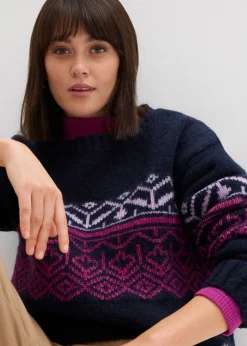 Best Jersey con patrón nórdico Mujer Jerséis|Ropa De Punto