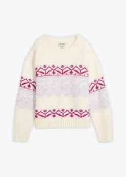 Outlet Jersey con patrón nórdico Mujer Jerséis|Ropa De Punto