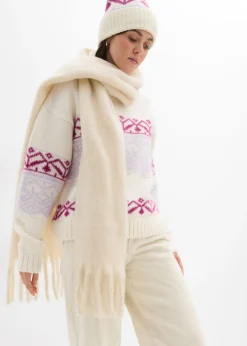 Outlet Jersey con patrón nórdico Mujer Jerséis|Ropa De Punto