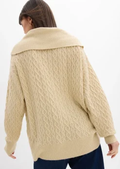 Best Jersey con patrón trenzado Mujer Jerséis|Ropa De Punto