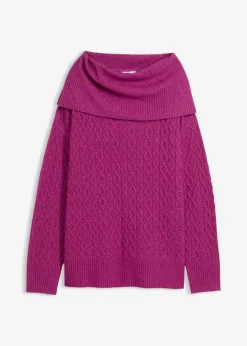 Clearance Jersey con patrón trenzado Mujer Jerséis|Ropa De Punto
