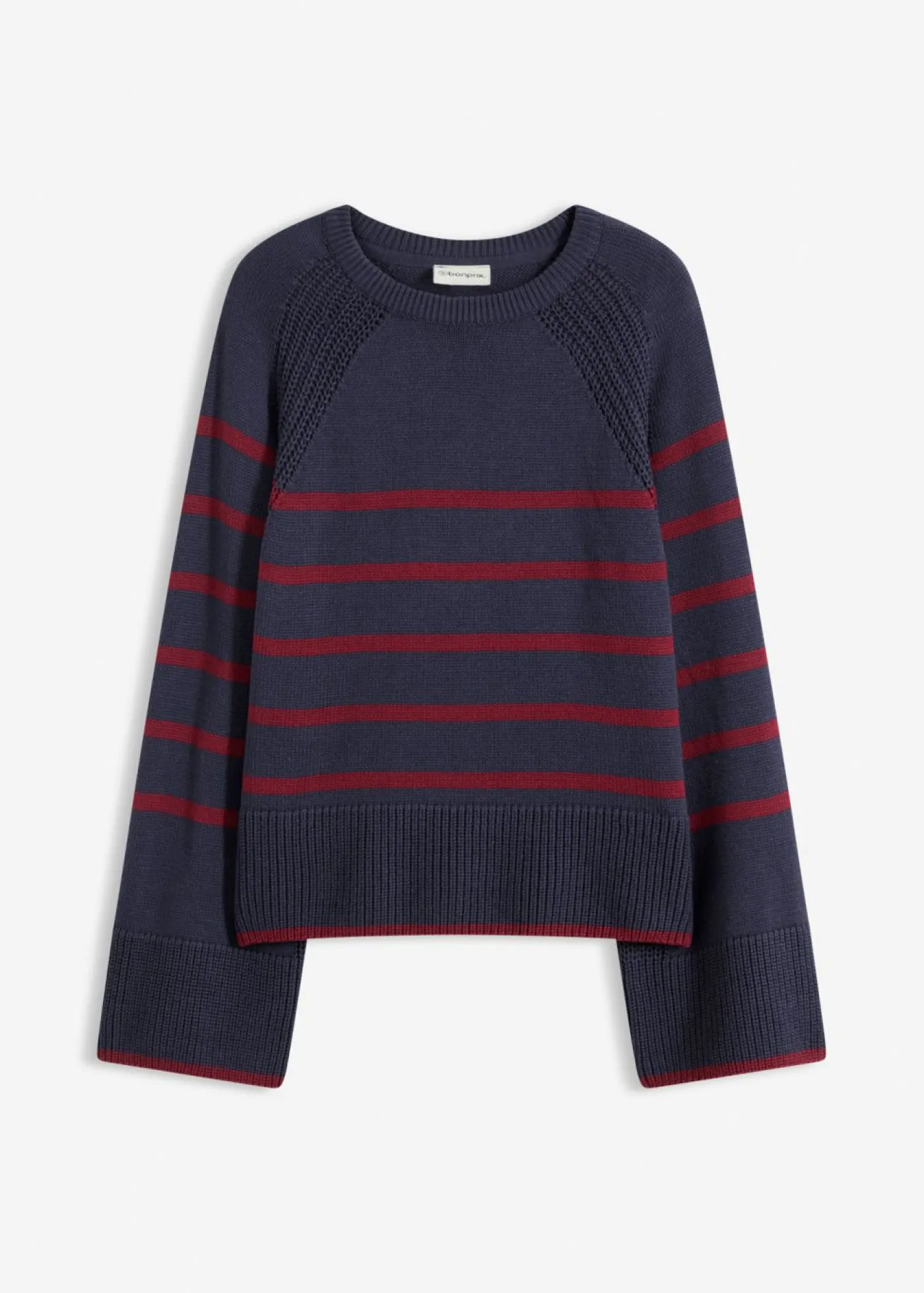 Clearance Jersey con rayas en contraste Mujer Jerséis|Ropa De Punto