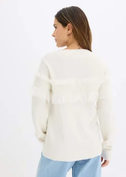 Best Jersey con volantes Mujer Jerséis|Ropa De Punto
