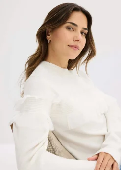 Best Jersey con volantes Mujer Jerséis|Ropa De Punto