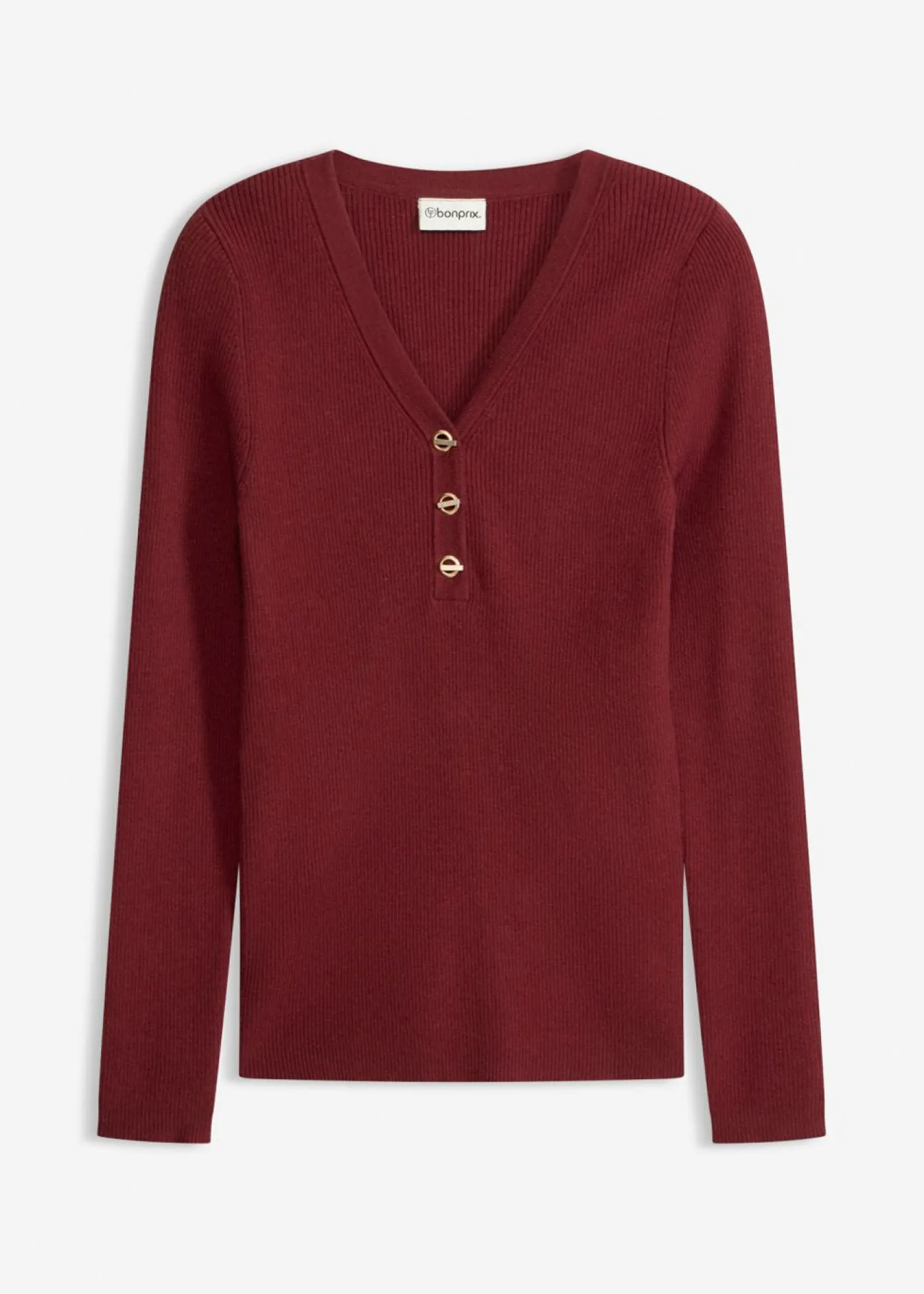 Outlet Jersey de canalé con viscosa Mujer Jerséis|Ropa De Punto