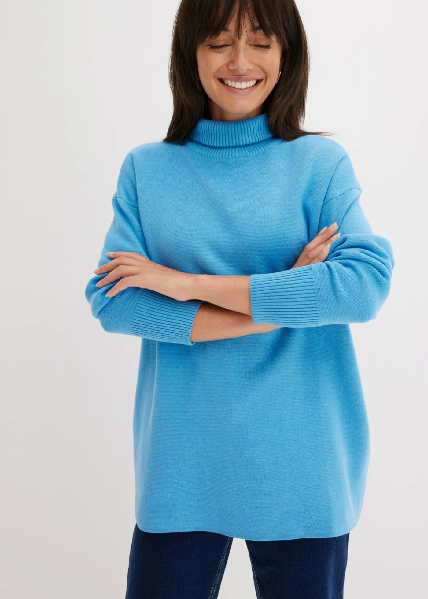 Outlet Jersey de canalé de algodón puro Mujer Jerséis|Ropa De Punto