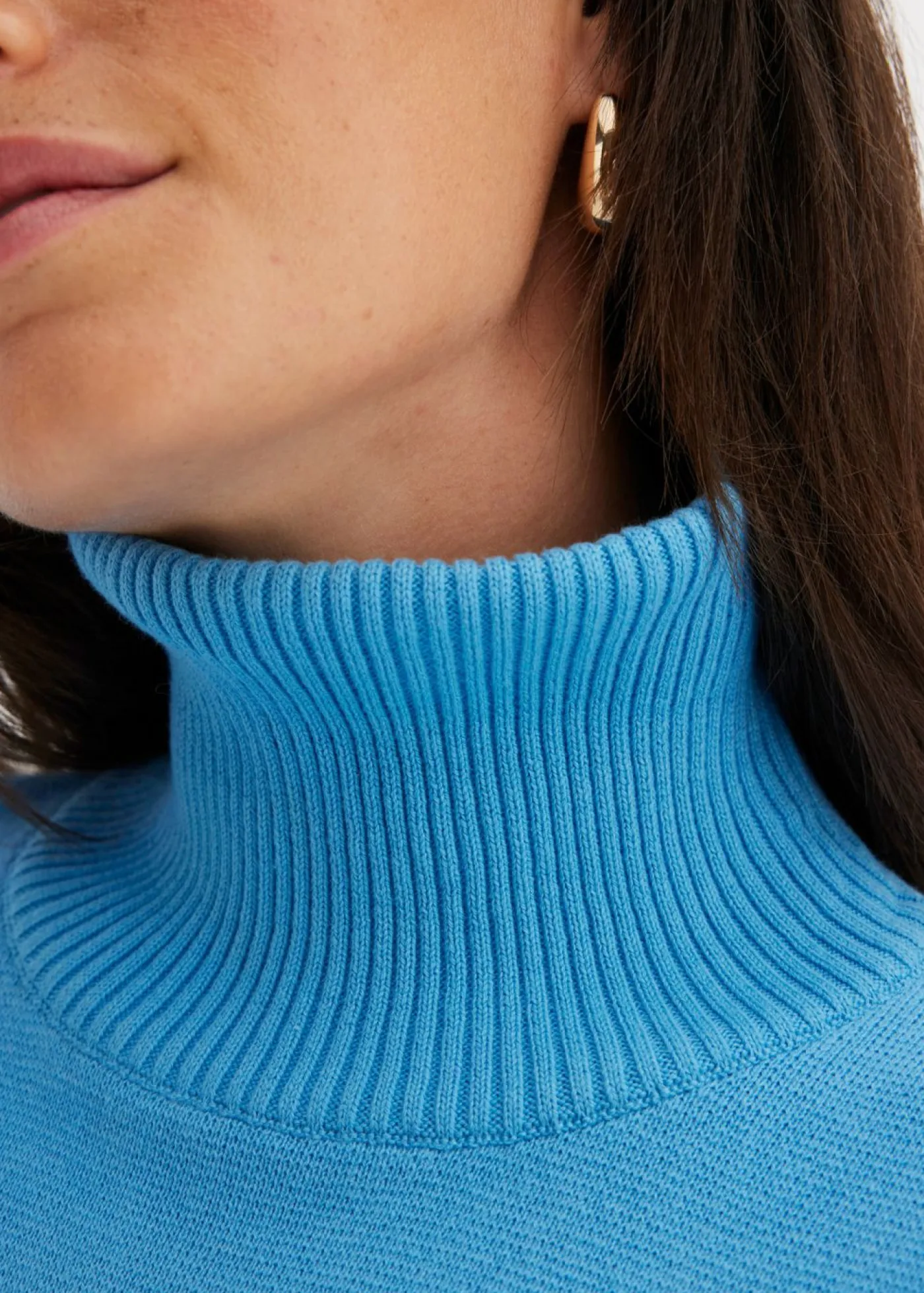 Outlet Jersey de canalé de algodón puro Mujer Jerséis|Ropa De Punto
