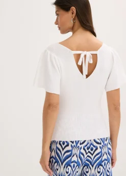 Discount Jersey de canalé de mezcla de viscosa Mujer Jerséis|Ropa De Punto