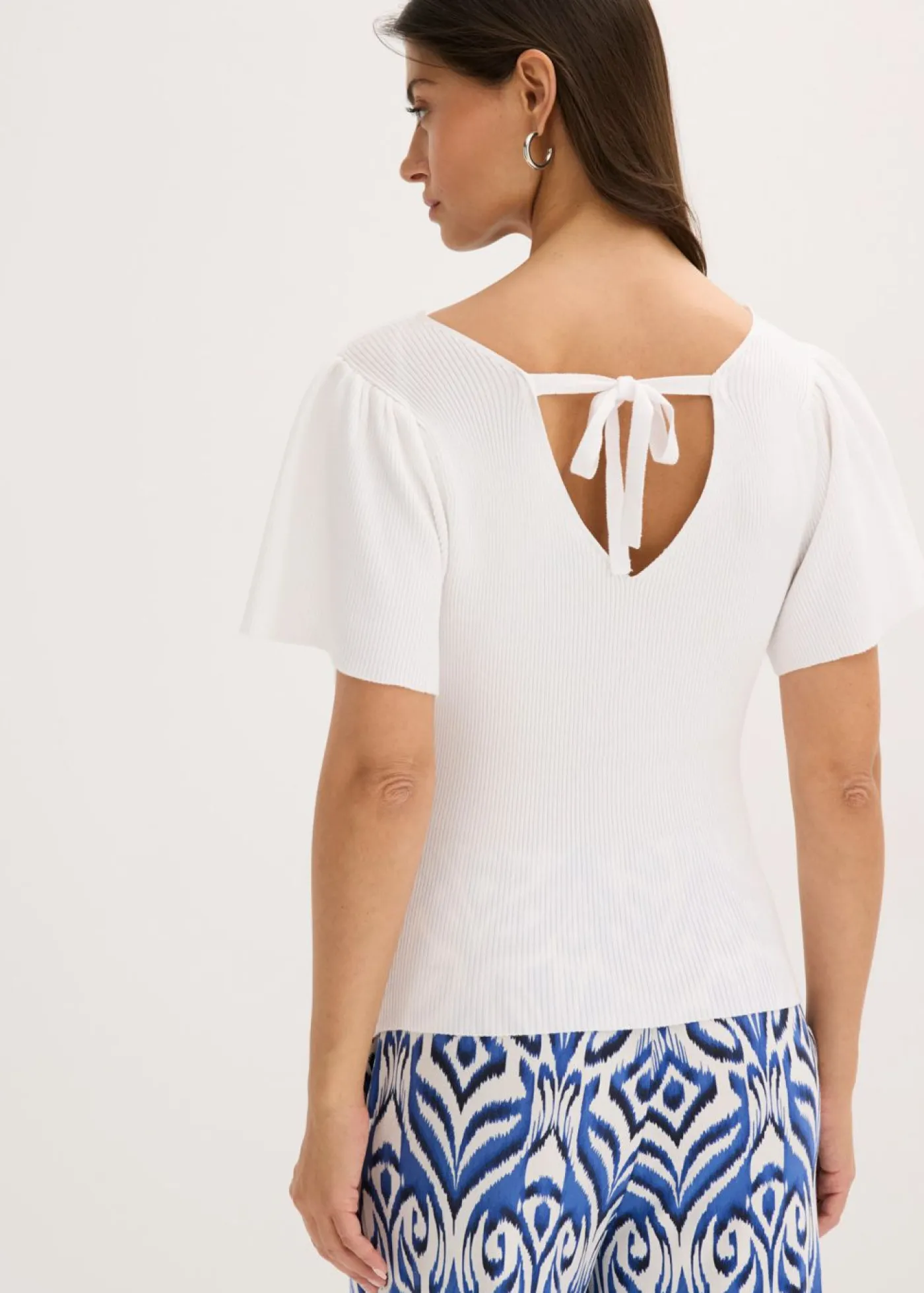 Discount Jersey de canalé de mezcla de viscosa Mujer Jerséis|Ropa De Punto