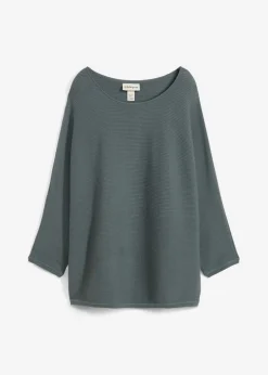 Hot Jersey de canalé oversize de mezcla de viscosa Mujer Jerséis|Ropa De Punto