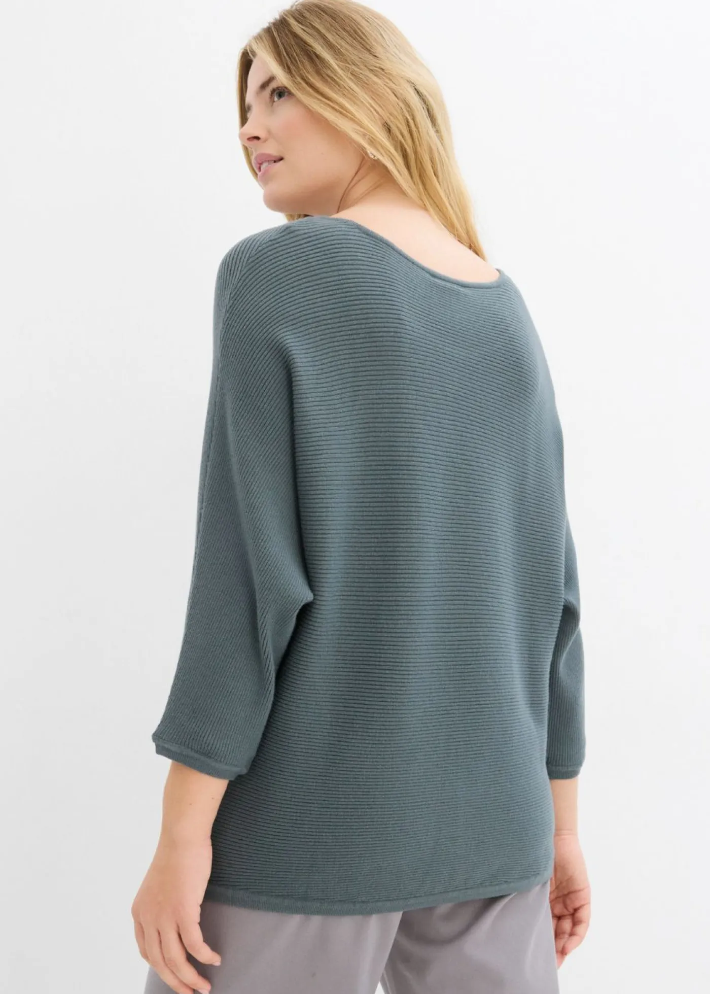Hot Jersey de canalé oversize de mezcla de viscosa Mujer Jerséis|Ropa De Punto