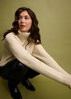Outlet Jersey de cuello alto Mujer Jerséis|Ropa De Punto