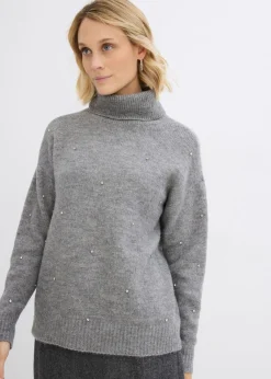Clearance Jersey de cuello alto Mujer Jerséis|Ropa De Punto