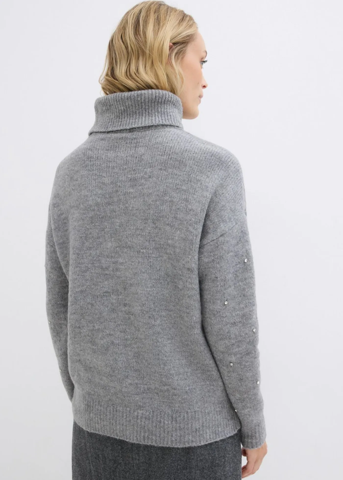 Clearance Jersey de cuello alto Mujer Jerséis|Ropa De Punto