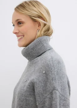 Clearance Jersey de cuello alto Mujer Jerséis|Ropa De Punto
