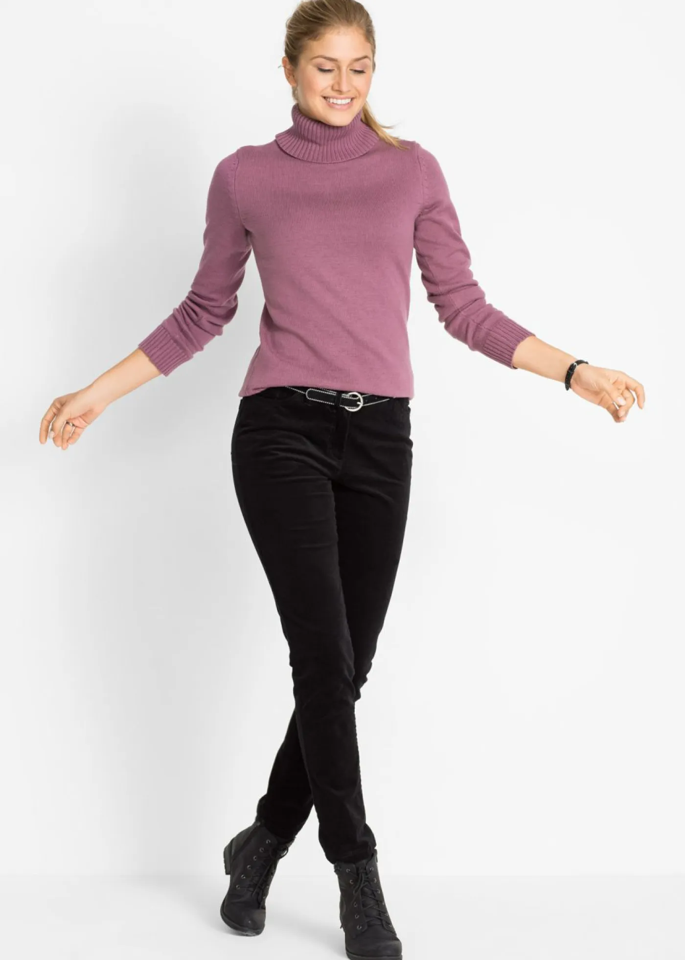 Outlet Jersey de cuello alto Mujer Jerséis|Ropa De Punto