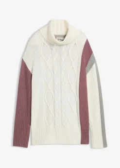 Outlet Jersey de cuello alto Mujer Jerséis|Ropa De Punto