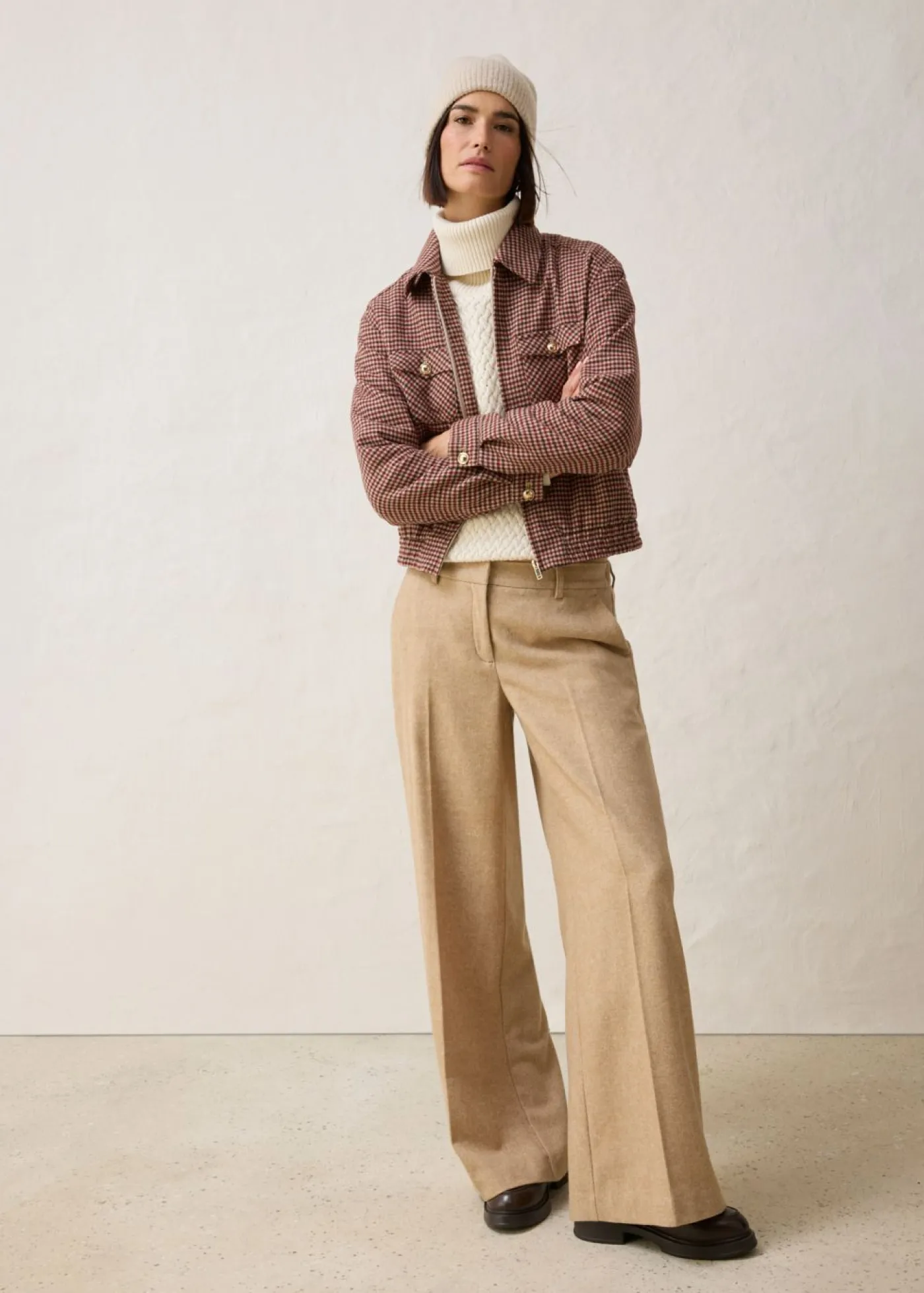 Online Jersey de cuello vuelto con lana merino Mujer Jerséis|Ropa De Punto