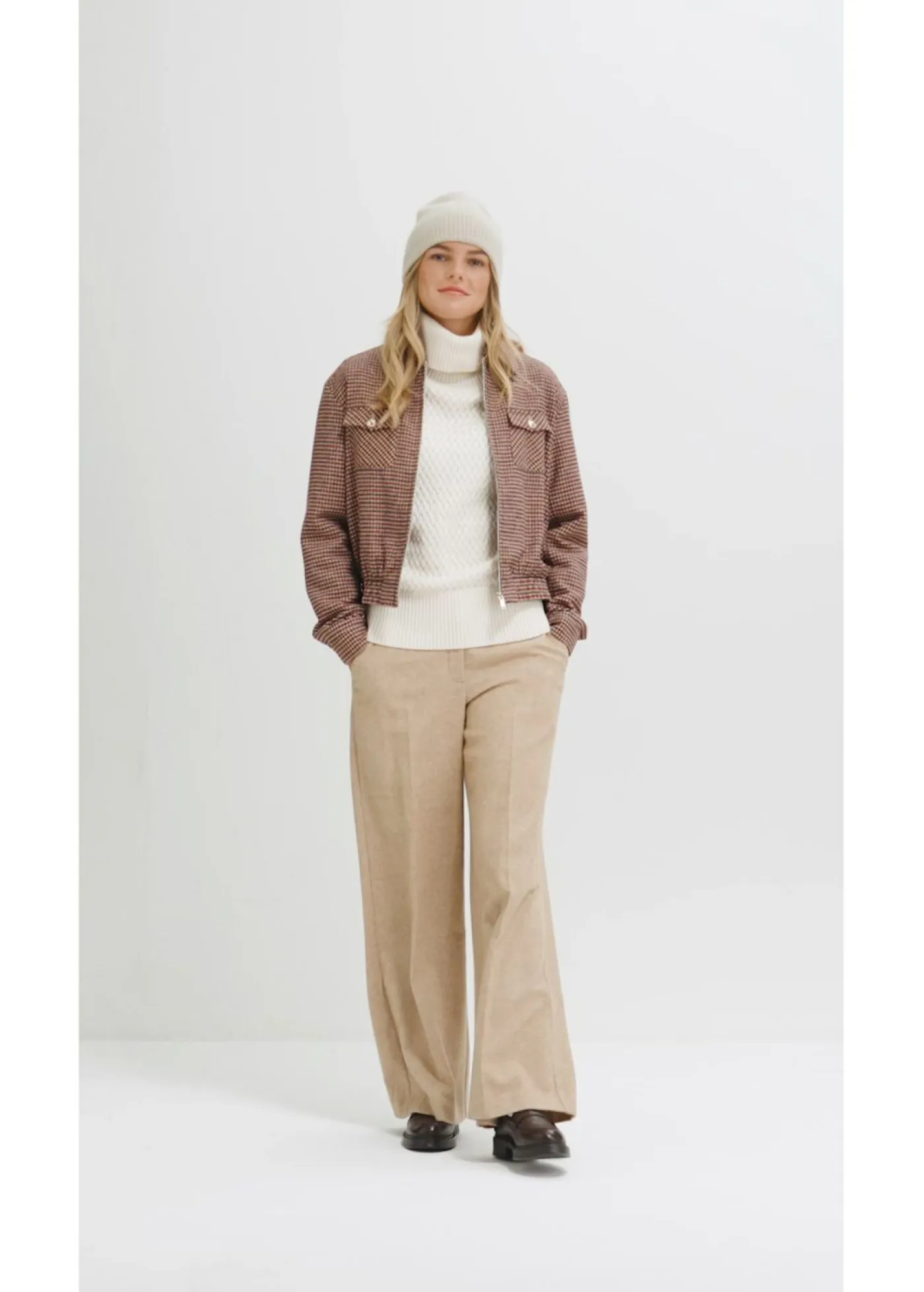 Online Jersey de cuello vuelto con lana merino Mujer Jerséis|Ropa De Punto