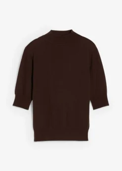 Hot Jersey de cuello vuelto con mezcla de lana suave Mujer Premium|Jerséis