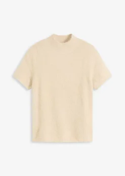 Jersey de hilo de plumas Mujer Jerséis|Ropa De Punto