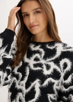 Discount Jersey de jacquard de suave mezcla de viscosa Mujer Jerséis|Ropa De Punto