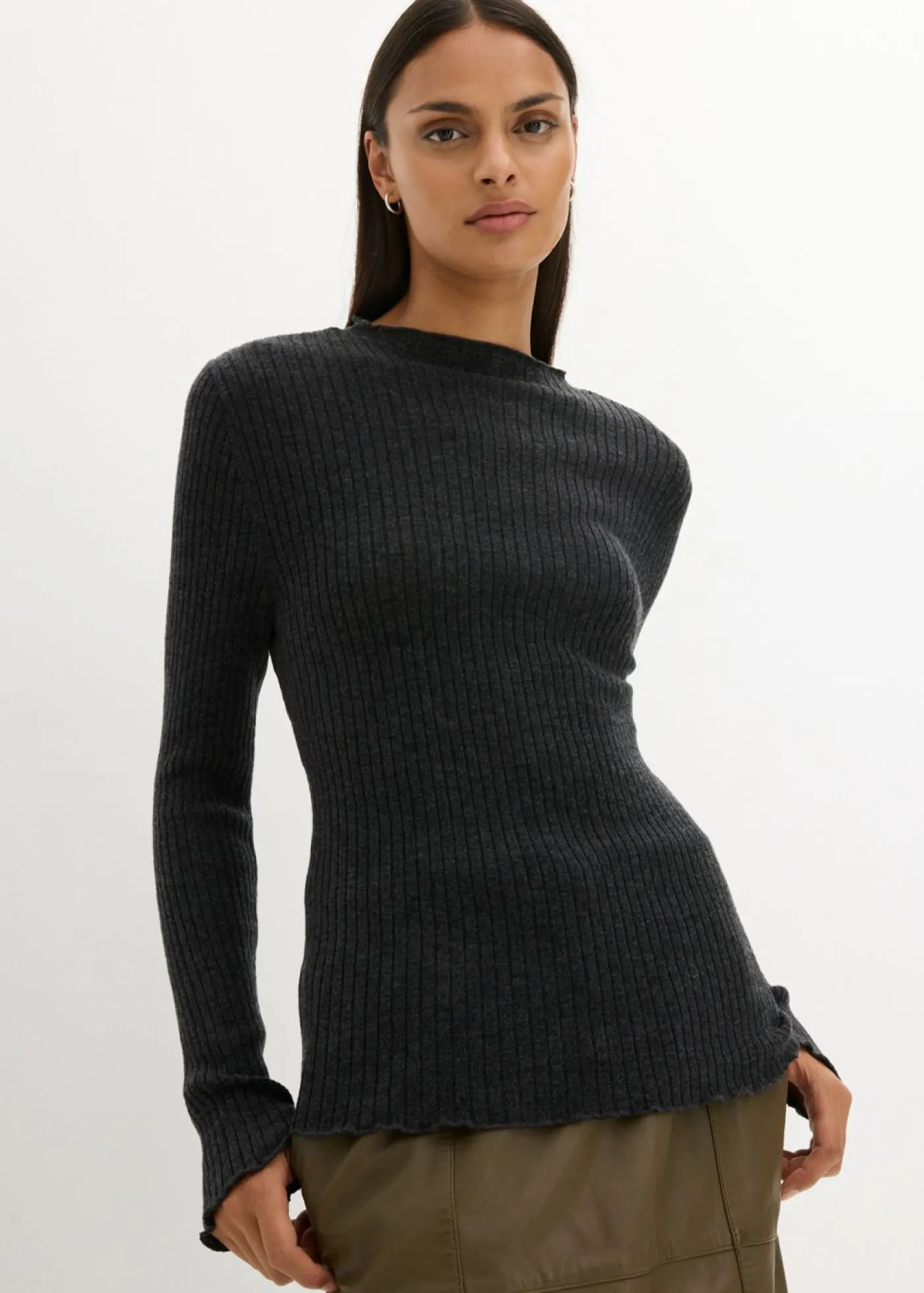 New Jersey de lana merino fina Mujer Premium|Jerséis