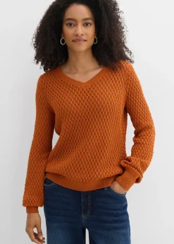 Outlet Jersey de mezcla de algodón Mujer Jerséis|Ropa De Punto