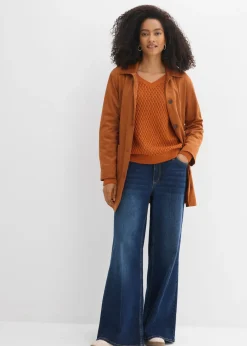 Outlet Jersey de mezcla de algodón Mujer Jerséis|Ropa De Punto