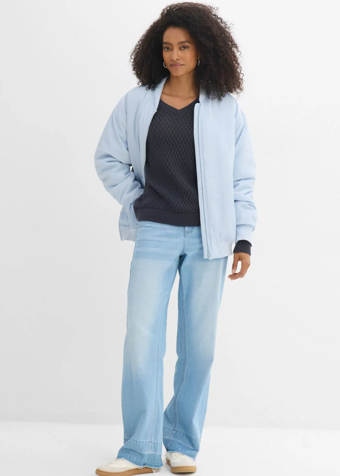 New Jersey de mezcla de algodón Mujer Jerséis|Ropa De Punto
