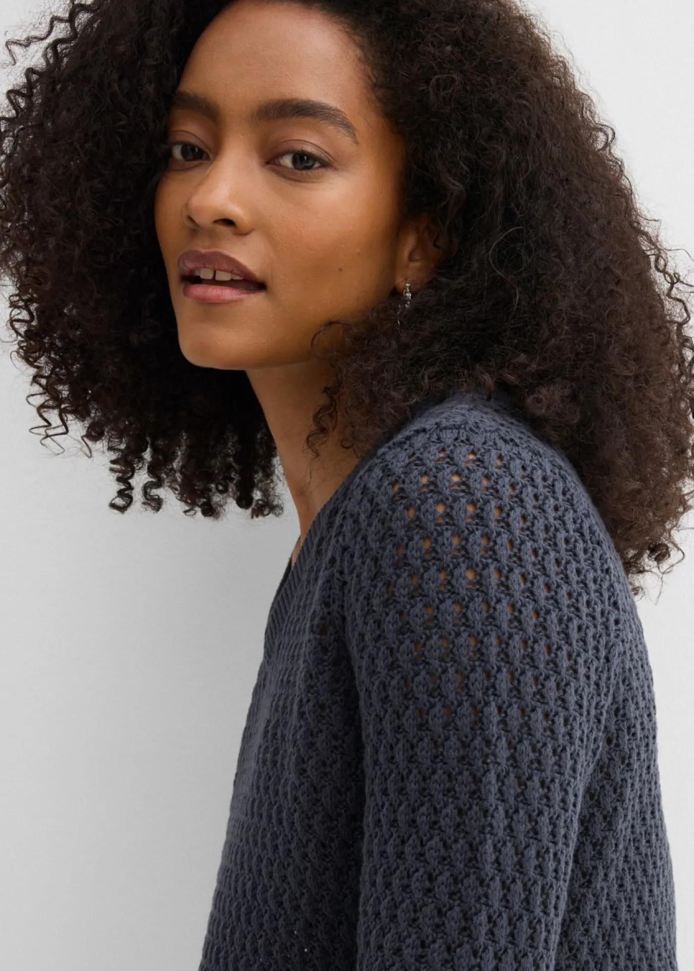 New Jersey de mezcla de algodón Mujer Jerséis|Ropa De Punto