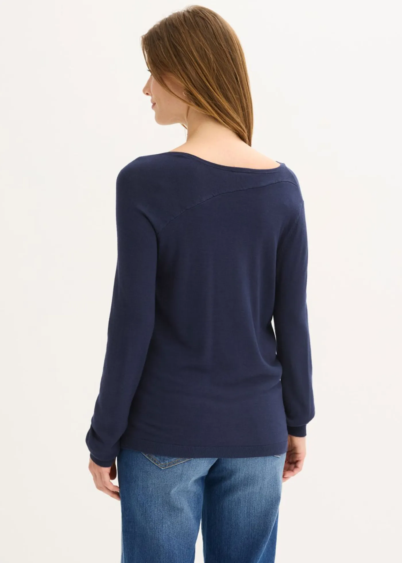Hot Jersey de mezcla de viscosa fluida Mujer Jerséis|Ropa De Punto