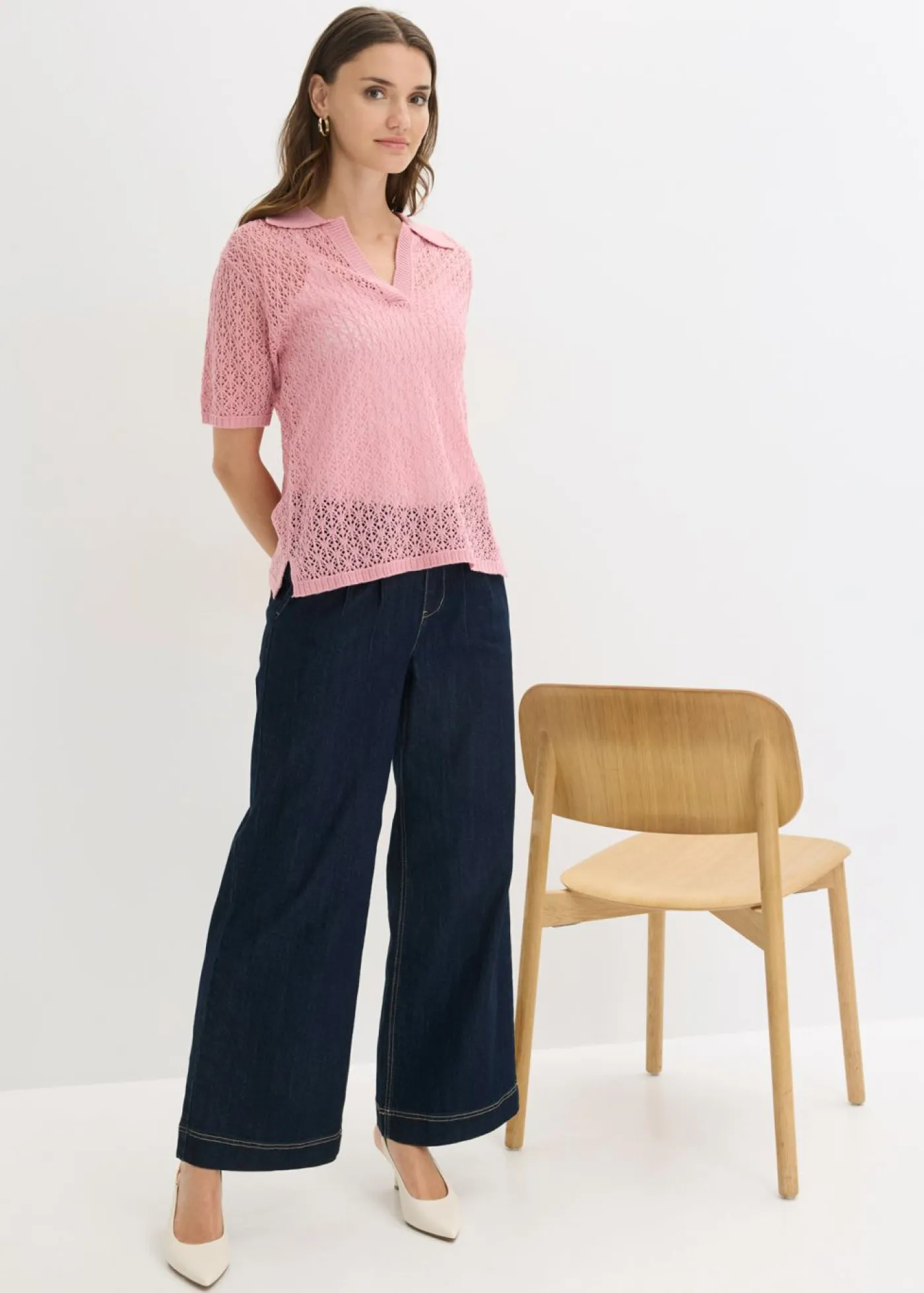 Online Jersey de punto ajour Mujer Jerséis|Novedades