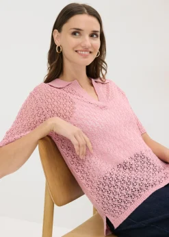 Online Jersey de punto ajour Mujer Jerséis|Novedades