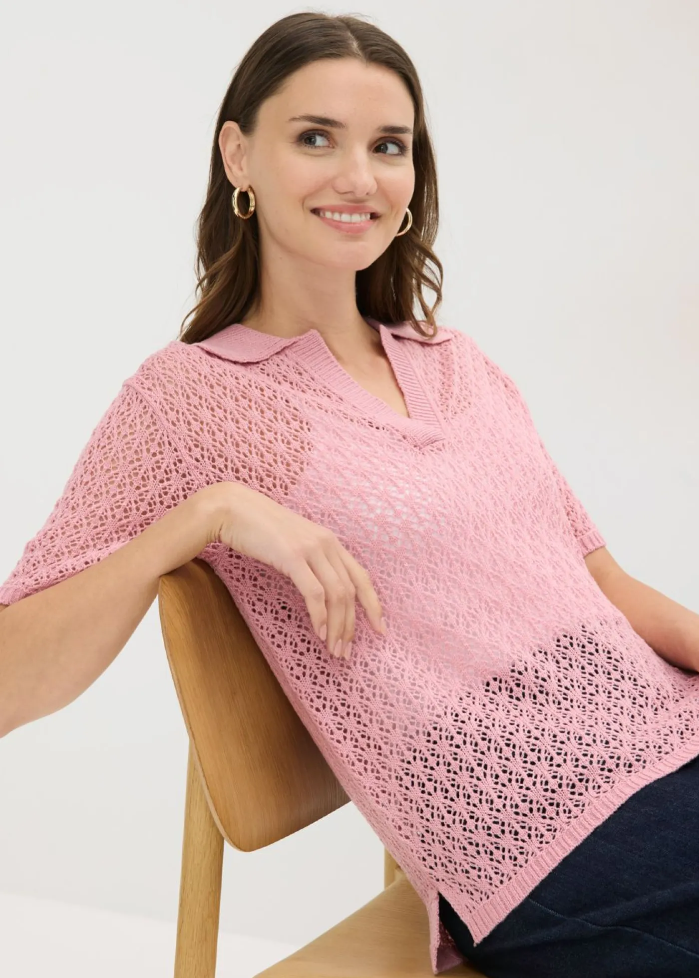 Online Jersey de punto ajour Mujer Jerséis|Novedades