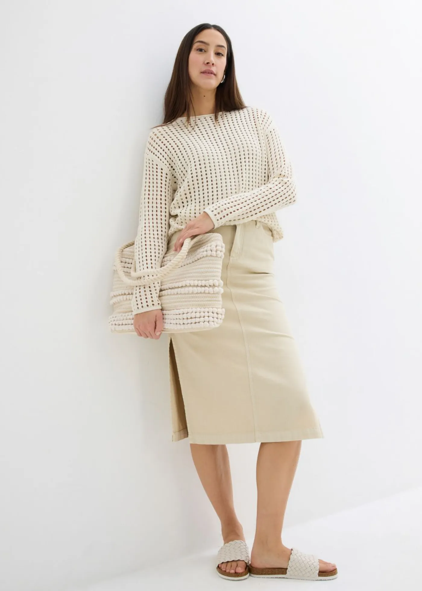 Outlet Jersey de punto ajour Mujer Jerséis|Ropa De Punto