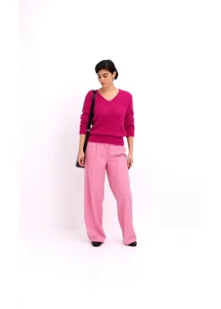 Best Jersey de punto ajour con hilo suave Mujer Jerséis|Ropa De Punto