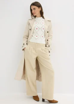 Outlet Jersey de punto ajour de mezcla de algodón Mujer Jerséis|Ropa De Punto