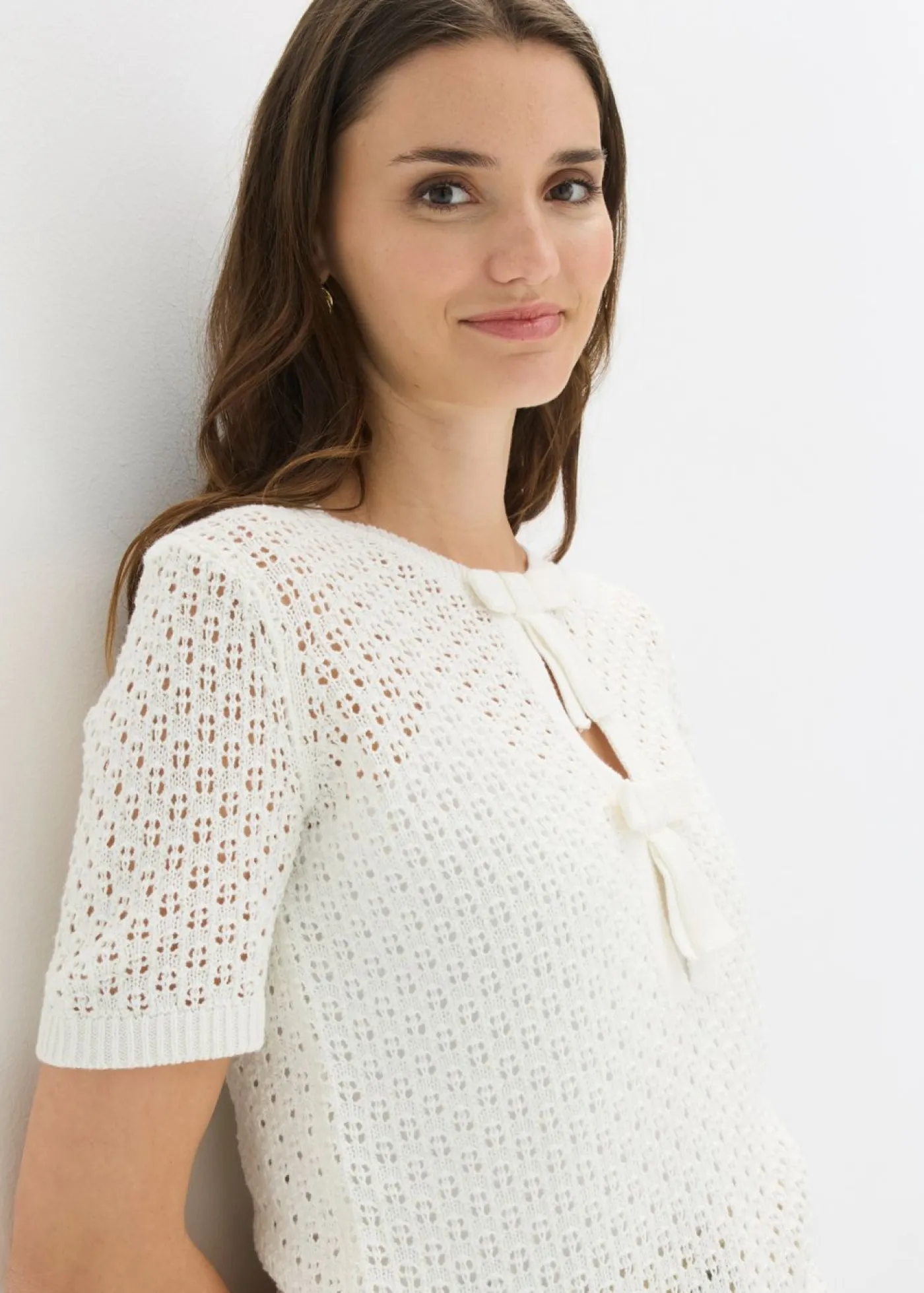 Discount Jersey de punto ajour de mezcla de algodón Mujer Jerséis|Novedades