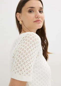 Discount Jersey de punto ajour de mezcla de algodón Mujer Jerséis|Novedades