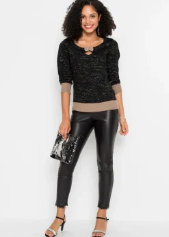Online Jersey de punto brillante Mujer Jerséis|Ropa De Punto
