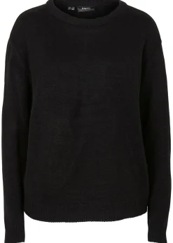 Best Jersey de punto con cuello redondo Mujer Básicos|Jerséis