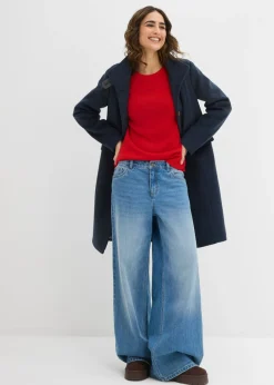 Jersey de punto con cuello redondo Mujer Básicos|Jerséis