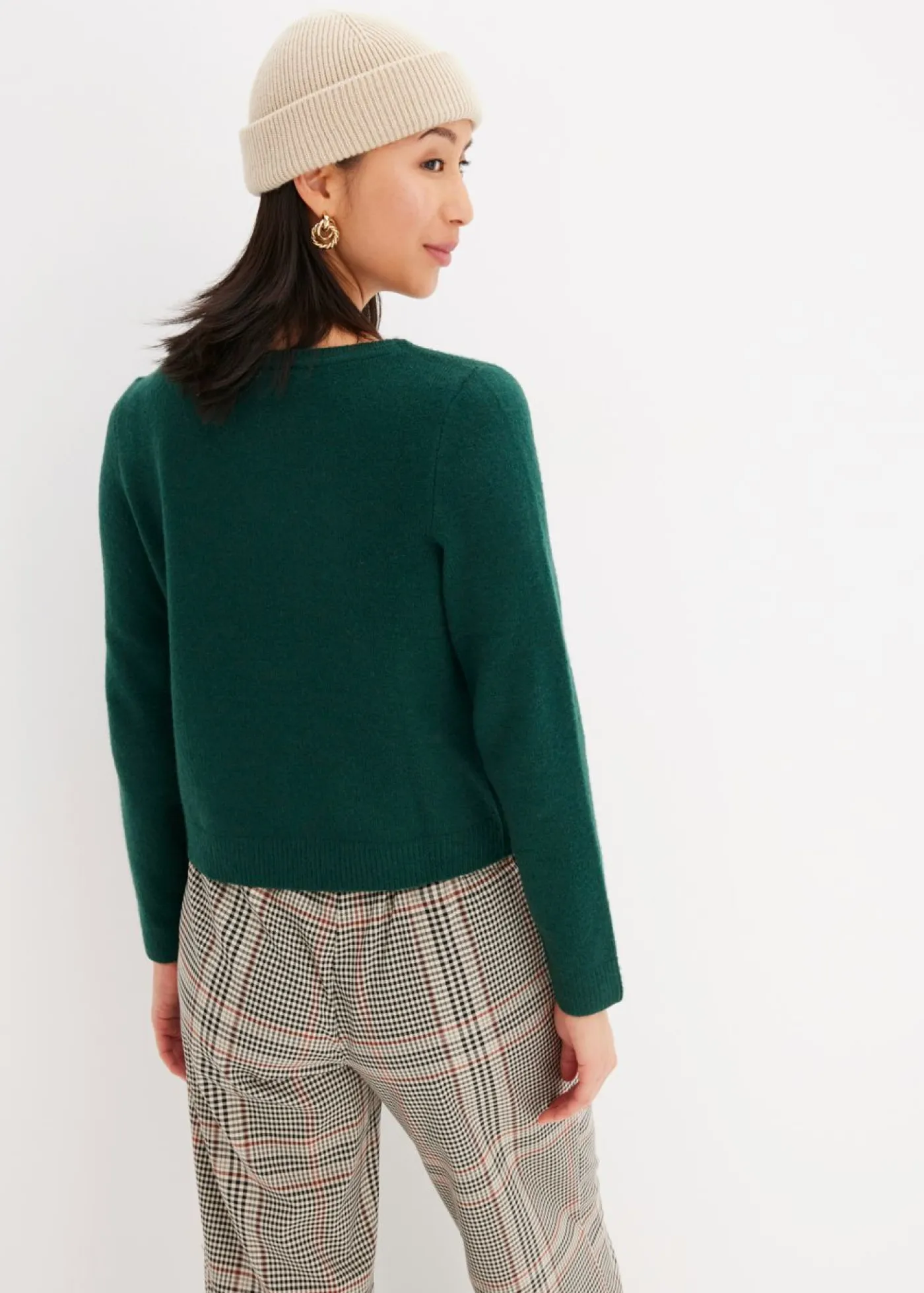 Outlet Jersey de punto con escote barco Mujer Jerséis|Ropa De Punto