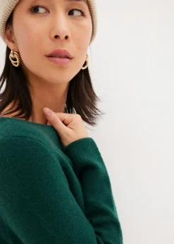 Outlet Jersey de punto con escote barco Mujer Jerséis|Ropa De Punto