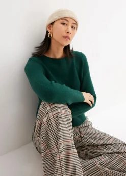 Outlet Jersey de punto con escote barco Mujer Jerséis|Ropa De Punto