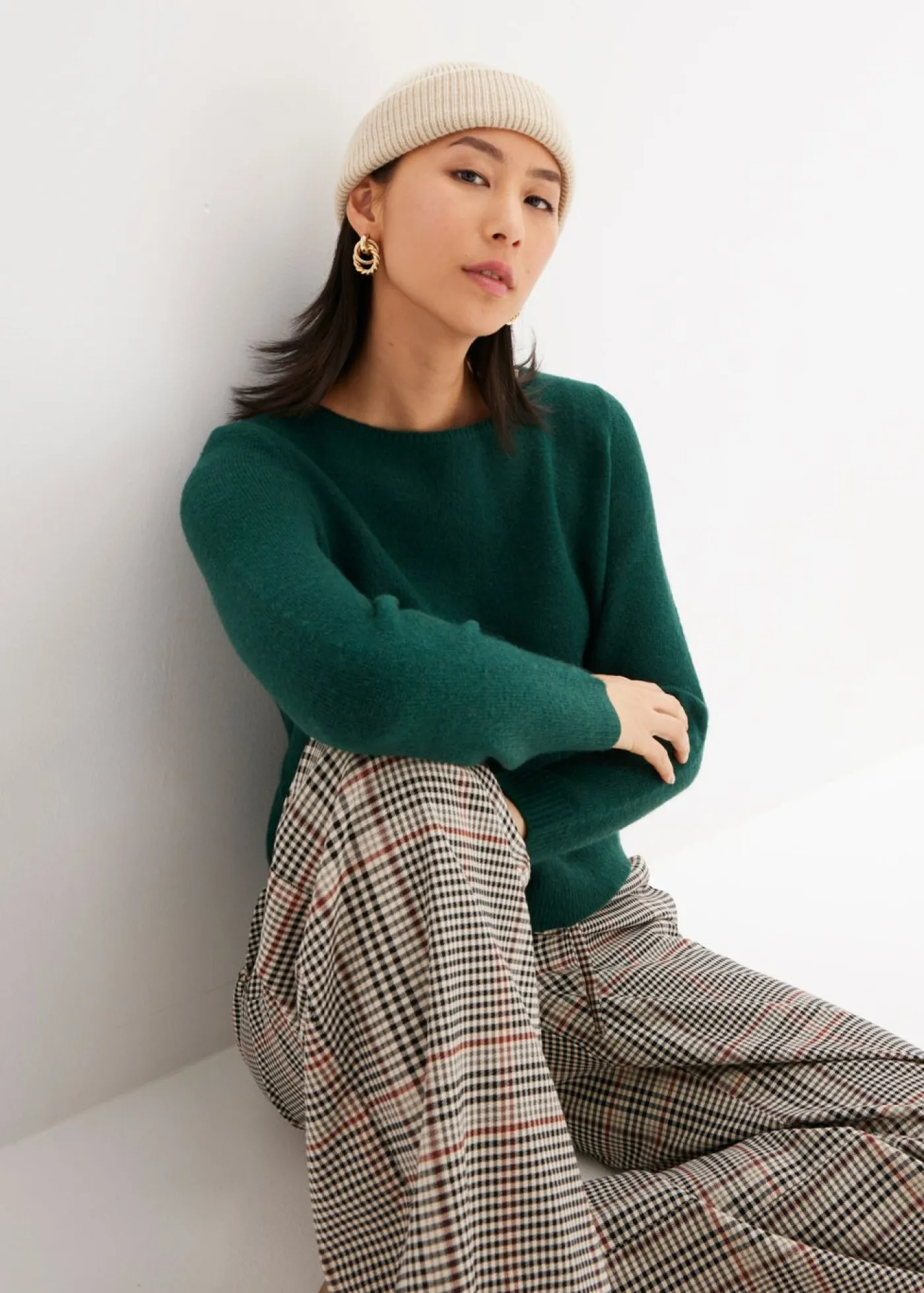Outlet Jersey de punto con escote barco Mujer Jerséis|Ropa De Punto